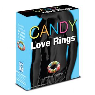 Kommipulgad Erektsioonirõngad 3tk - Candy love rings