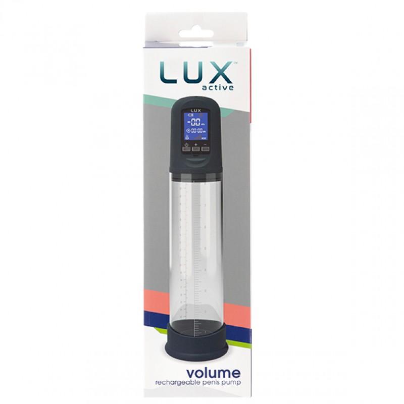 lux active - volume rechargeable penis pump