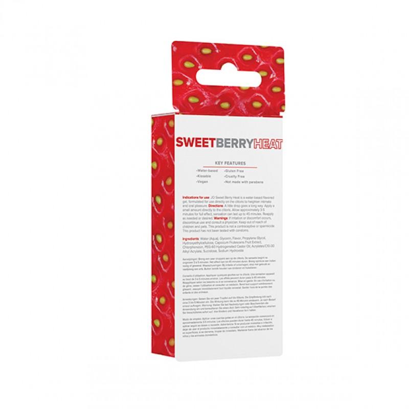 System jo - flavored arousal gel sweet berry heat 10 ml