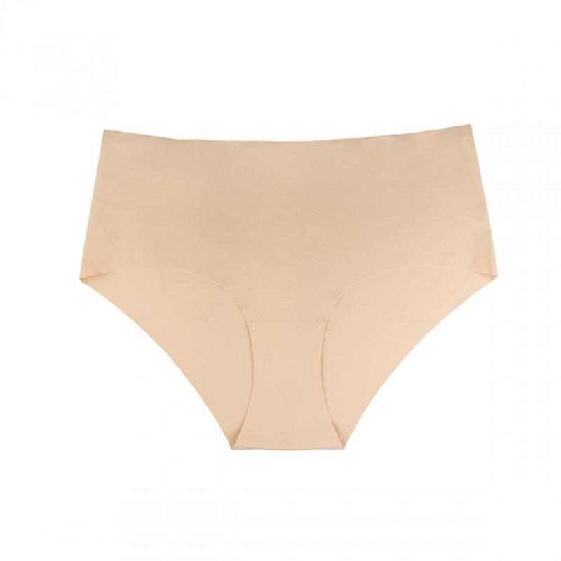 Bye Bra - Invisible High Brief Nude + Black XXL