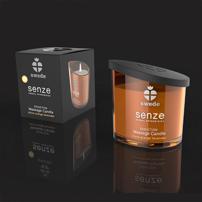 Swede - Senze Seduction Massage Candle Clove Orange Lavender 150 ml