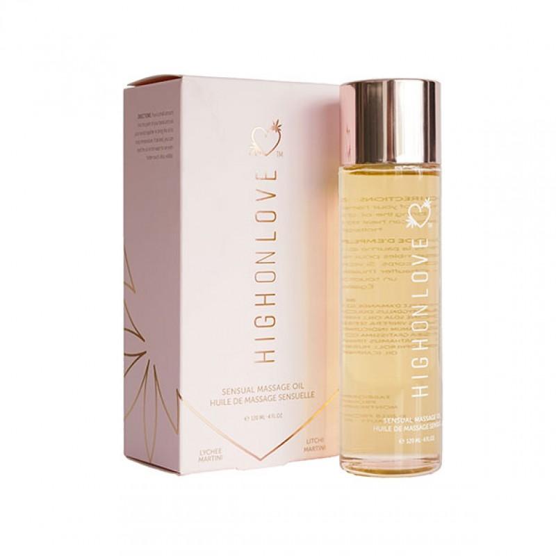 Highonlove - massage oil lychee martini 120 ml