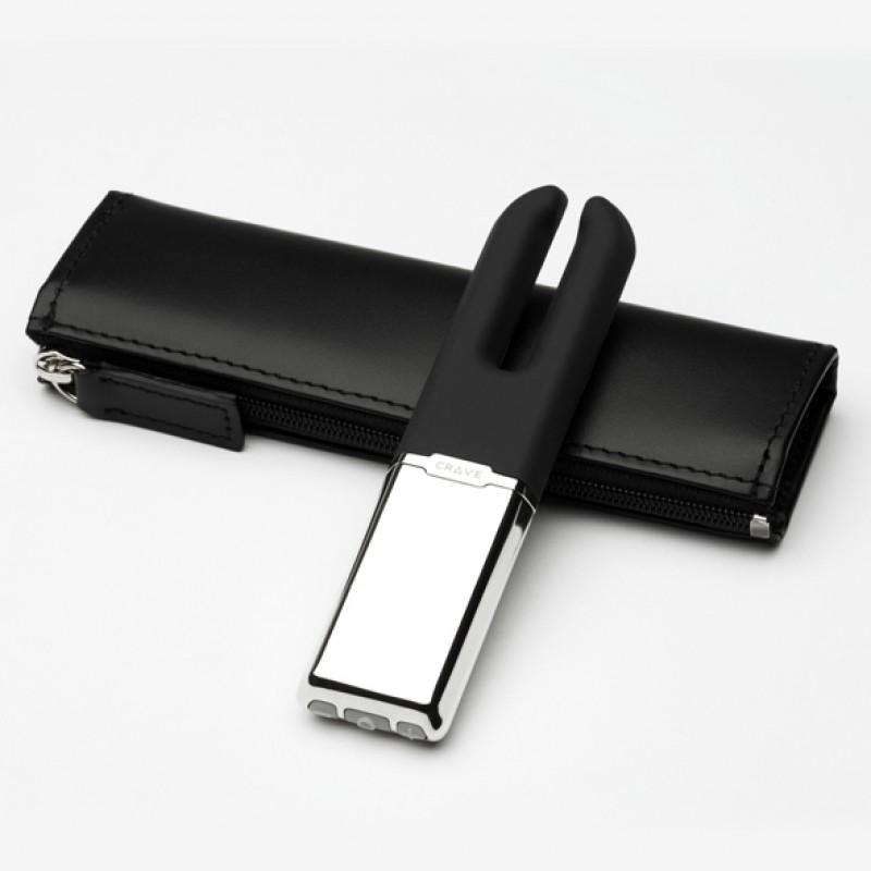 Mini vibraator USB-laadimisega must - Duet - Crave