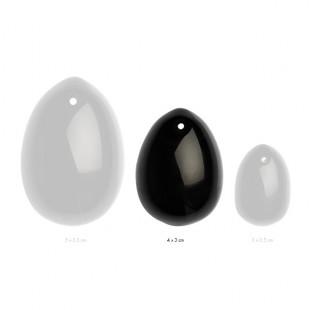 La gemmes - yoni egg black obsidian (m)