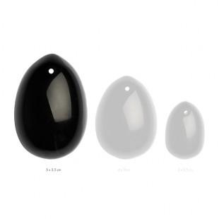 La gemmes - yoni egg black obsidian (l)