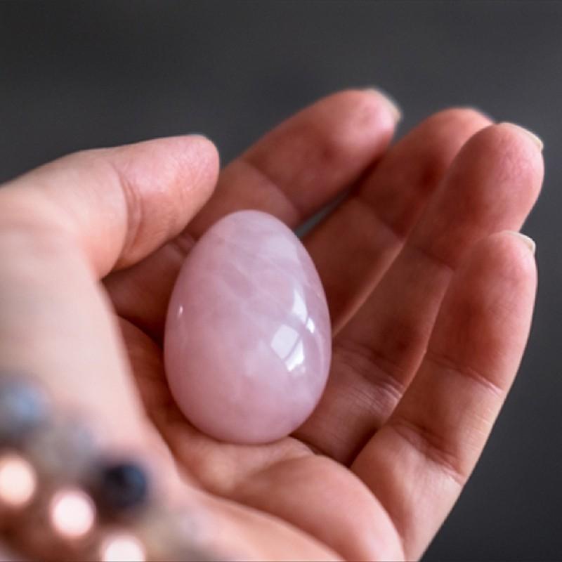 La gemmes - yoni egg rose quartz (m)