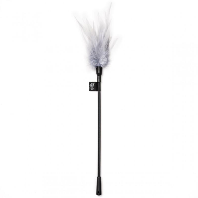 Feather tickler grey - Fifty shades of grey