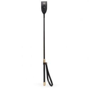 Черный стек bound to you faux leather riding crop - 57 см.