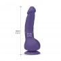 Pehme dildo vibratsiooniga - Gvibe - Greal Violets