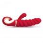 Textured rabbit vibrator - Gvibe - Gcandy Mini Chili Coral