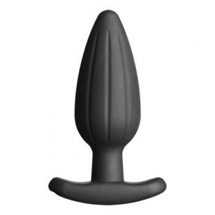 Electrastim - silicone noir rocker butt plug large