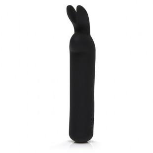 happy rabbit - rechargeable vibrating bullet black