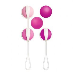 Kegel ball set 5 pcs. - Gvibe - Geisha Balls 3 Sugar Pink