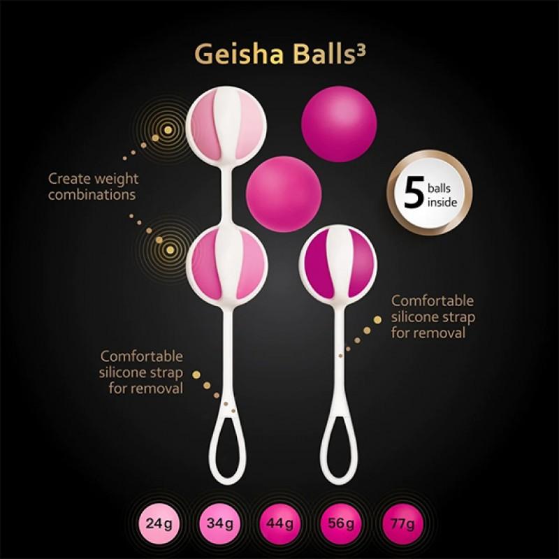 Kegel pallide komplekt 5 tk - Gvibe - Geisha Balls 3