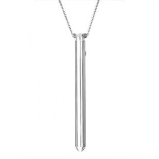 Crave - vesper vibrator necklace silver