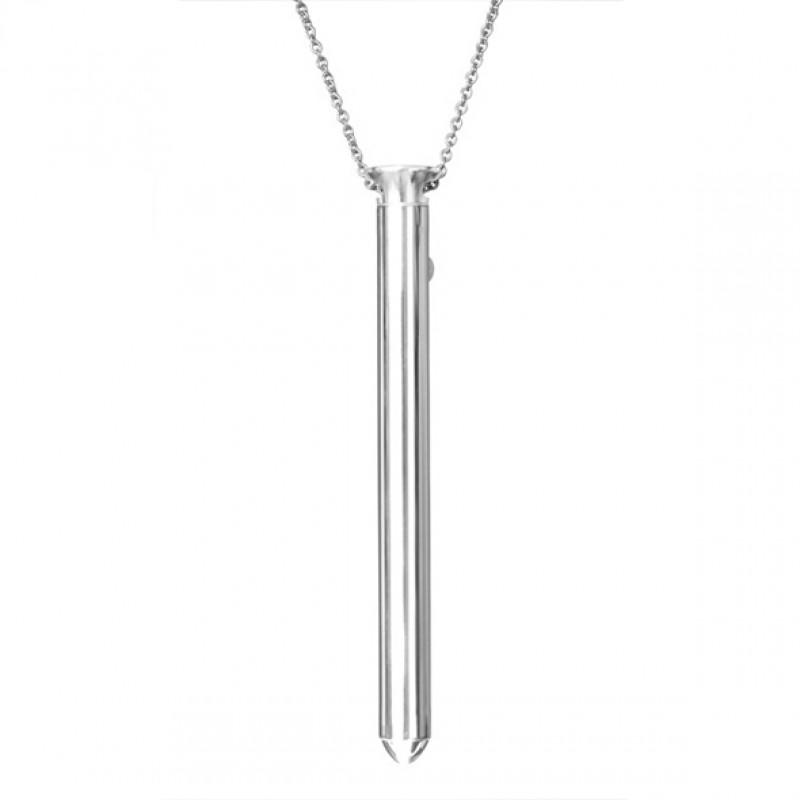 Crave - vesper vibrator necklace silver