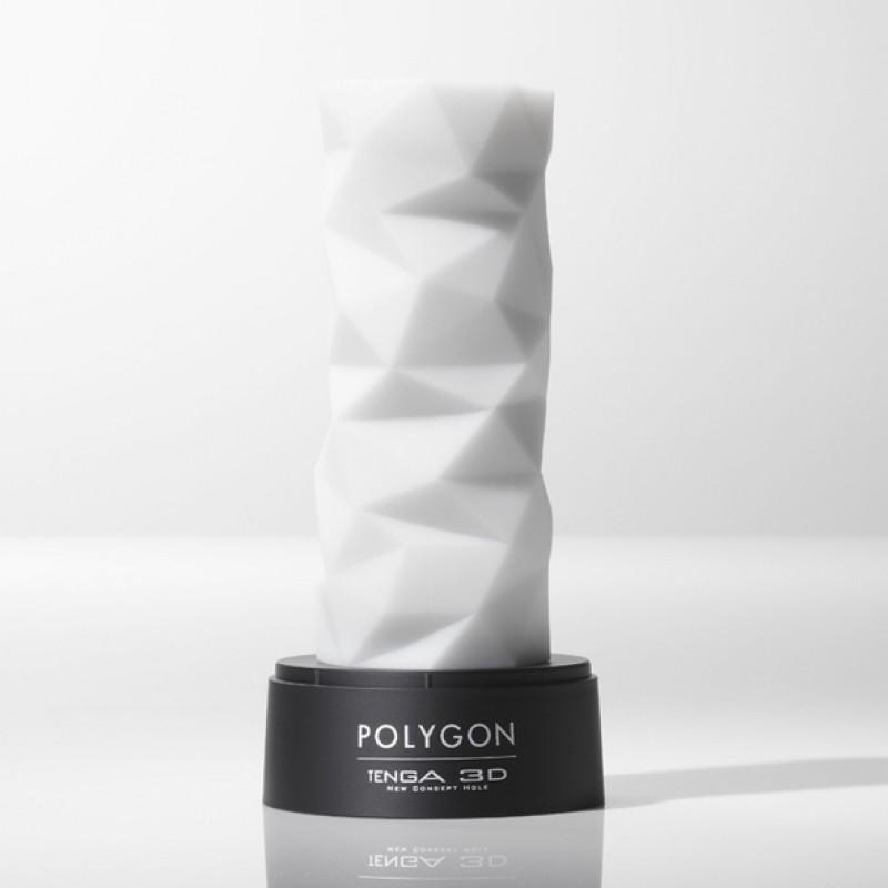 Мастурбатор Tenga 3D Polygon, белый