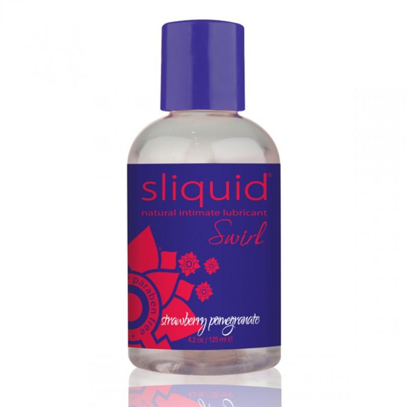 Sliquid - naturals swirl lubricant strawberry pomegranate 125 ml