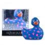 Вибратор-уточка Big Teaze Toys I Rub My Duckie 2.0, сине-фиолетовый