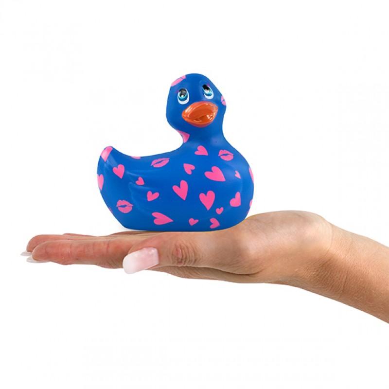 Вибратор-уточка Big Teaze Toys I Rub My Duckie 2.0, сине-фиолетовый