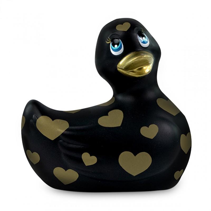 Вибратор-уточка Big Teaze Toys I Rub My Duckie 2.0 Romance, чёрный