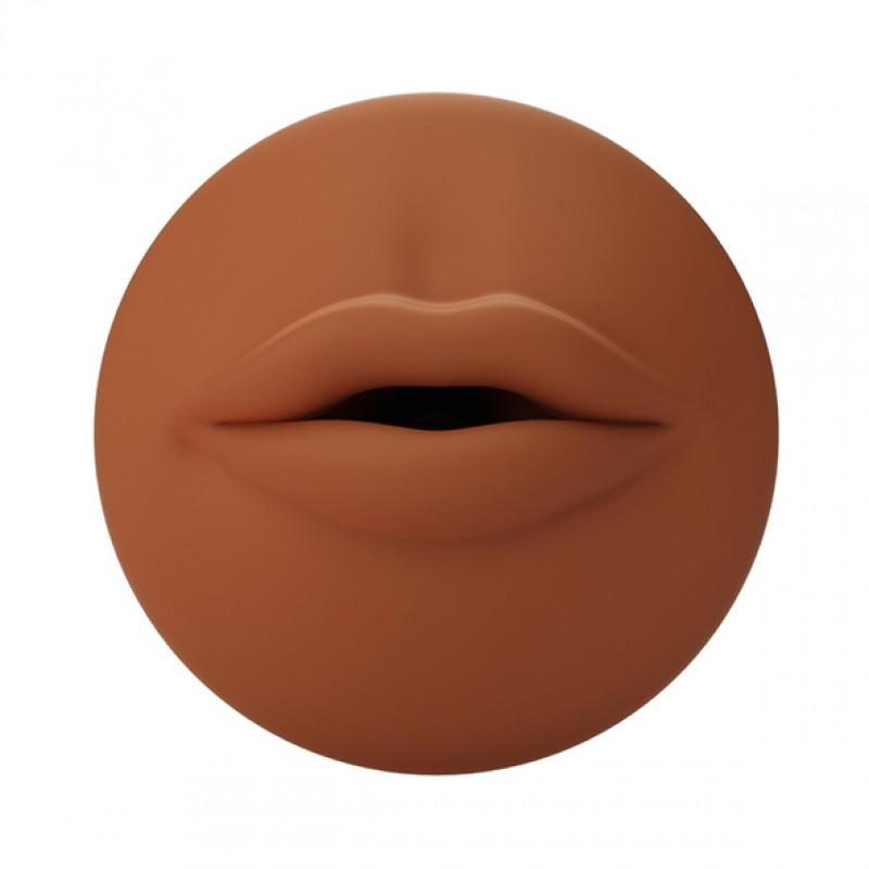 Autoblow - a.i. silicone mouth sleeve brown