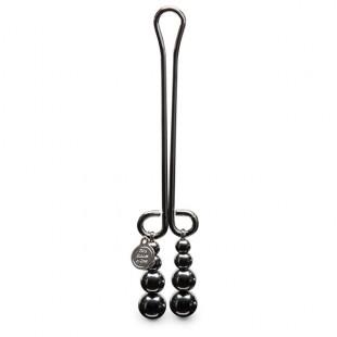 Beaded clitoral clamp - Fifty shades of grey