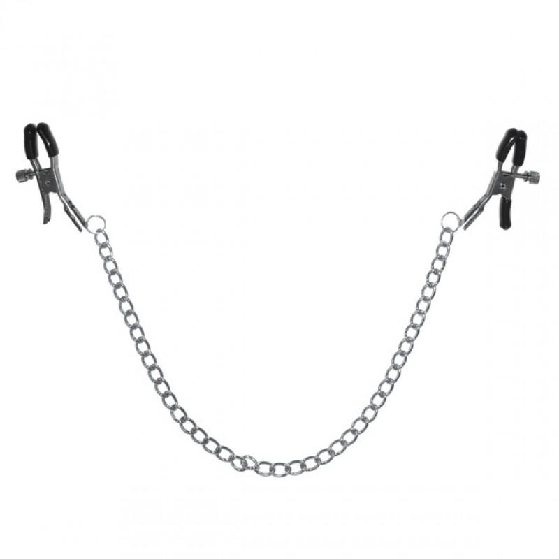 S&m - chained nipple clamps