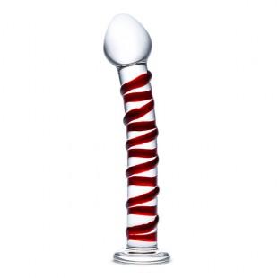 Klaasist dildo 20cm - Glas mr. swirly