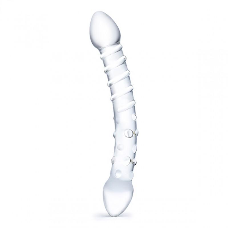 Topelt G-punkti klaasist dildo - Glas